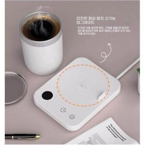무선 휴대용 1구 전기렌지 핫플레이트 머그 가열용 탁상 미니 조리기