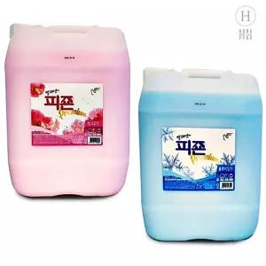 핑크로즈향 의류관리액 업소용 섬유유연제 20L 대용량 정전기방지 말통 유연제 세제
