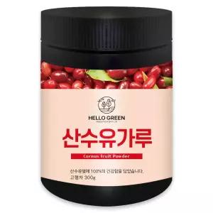 헬로우 그린 국산 산수유 분말 가루 300g 1개