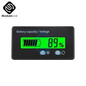 호환 배터리 잔량표시기 전압계 밧데리 용량 납산 리튬 자동차 오토바이 디지털 테스터 미터 도구  7-100V