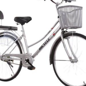 옛날 자전거 블랙 클래식 레트로 시골 26인치 쌀집