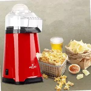 가정용 에어 팝콘 제조기 옥수수 튀김 기계 간식 만들기 영화 관람 홈파티 어린이