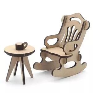 모또 나무 만들기 미니어처 가구 (안락의자)