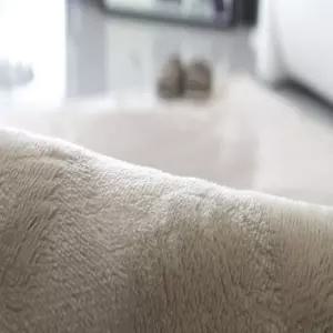 앙고라 극세사 베이지 러그200x300 카페트 고급 사계절 원형 거실 특대형