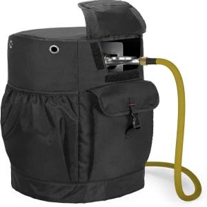 테이블탑 기능과 포켓 2개가 있는 SAMDEW 야외용 20파운드 프로판 탱크 커버 실린더용 그릴 가스 방수 여행