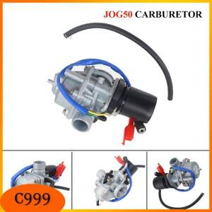 19mm 바이크 오토바이 기화기 (전기 초크 포함) 조그 JOG50 BWS100 YW100 2행정 50cc 스쿠터 모페드용