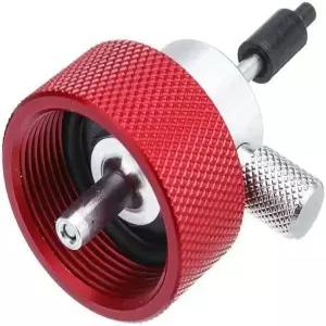 에어소프트 프로판 충전 어댑터 재사용 가능한 친환경 가스 캔용 비누출 리필 야외 캠핑 하이킹을 위한