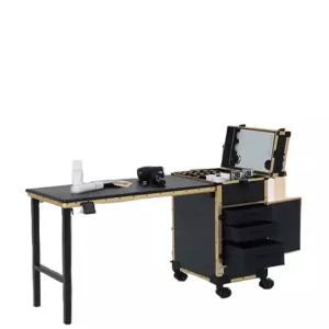 이동식 메이크업박스 조명 테이블 수납장 화장대 정리함