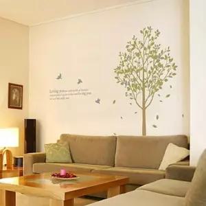 인테리어소품 로맨틱트리 포인트그래픽스티커 시트지 DIY장식 아이방 장식 창문 리폼 데코 벽장식