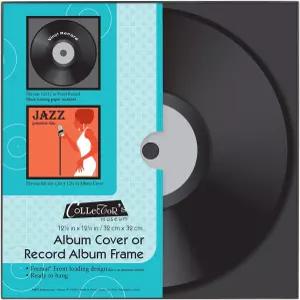 MCS 포맷 전면 로딩 비닐 레코드 블랙 싱글 125 앨범 프레임 레코드용