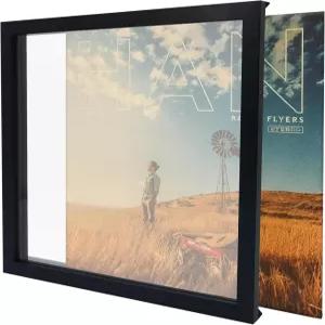 Hodeframe 1212 인 더 월의 바이닐 프레임과 앨범 월 블랙 리얼 프론트 프레임 레코드 아트 글래스 오프닝