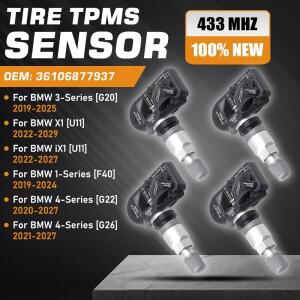 BMW 호환 3 시리즈 G20 -2025 TPMS X1 U11 -2029 1 F40 4 G22 G26 타이어 압력 센서