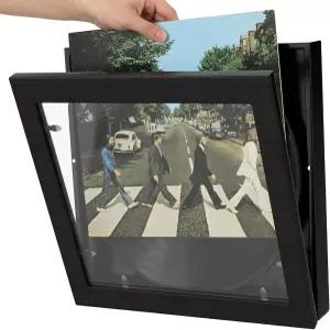 바비파인 비닐 레코드 프레임 벽용 디스플레이용 스토리지 앨범 디스플레이 1212인치 자기 LP 커버