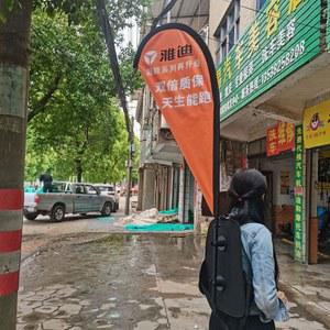 배낭 깃대 펫말 팻말 가방 간단한 홍보간판 가방 양면 단체여행 간판 스퀘어