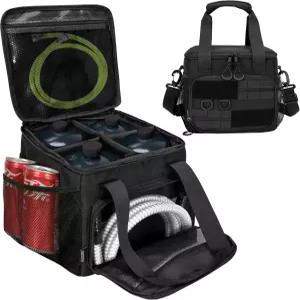 프로판 탱크 1파운드용 퓨리메티 전술 보관 가방 캠핑 스토브 가스 4개 야외 요리 여행 및 피크닉을 위한