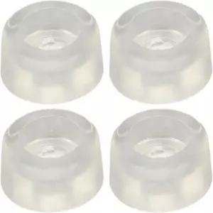 4Pcs 고무 쿠션 발 패드 방지 교체 재봉틀 미끄럼 플라스틱 재봉 수리 침대 탄성 투명 관리