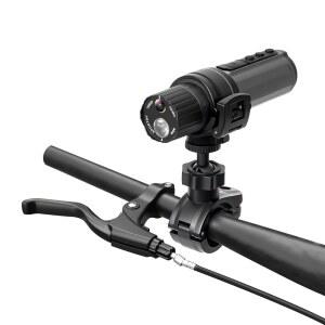 TnoxHD 미니 모터사이클 헬멧 카메라 2-in-1 LED 손전등 HD 휴대용 소형 무선 카메라, WiFi 녹화 금지, 실내 야외 스포츠 캠핑 사이클링용 자전거 캠 그레이