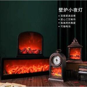 LED 벽난로 업소용인테리어 실내용 휴대용 불멍무드등 라이트 화로 콘솔 카페