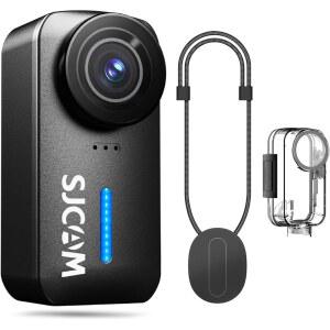 C110 4K 웨어러블 바디 카메라, 작은 액션 미니 안정화 POV 30M 방수, 3시간 녹화 시간, 브이로그용 마그네틱 캠, 사이클링, 오토바이, 하이킹용 헬멧