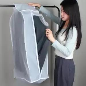 [생활] 반투명 커버 행거용 가림막 옷걸이 커튼 차광막