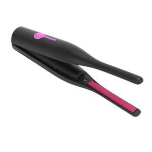 세미 펜슬 , PTC 고속 히팅 무선 헤어 스트레이트너 컬러 초박형 플레이트 짧은 머리 앞머리 픽시 컷 블랙