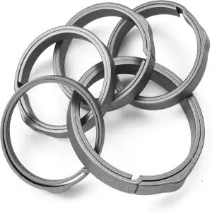 키체인용 티수르 티타늄 키링 사이드 푸시 링 듀티 체인 분할 키 벌크 헤비