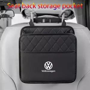 호환  폭스바겐 티구안 골프 6 MK7 파사트 제타 GTI R20 R36 CC 시로코 EOS T5용 다기능 자동차 시트 백 수