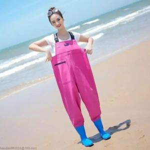 강추 여성 가슴 말장화 허벅지장화 갯벌체험옷 허리장화 웨이더 갯바위 전신 바지 선상 물장