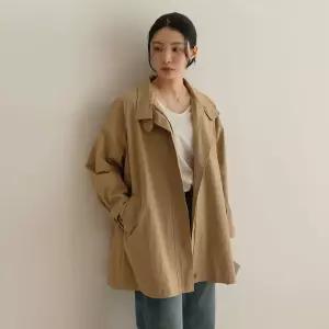 [66-120] 펄르 레글런 하이넥 야상 점퍼