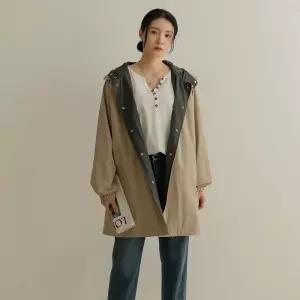 [66-110] 실레 리버시블 후드 야상 점퍼