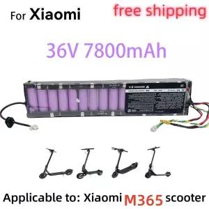 호환 Mijia 36V 7800mAh 리튬 배터리 팩 10S3P 샤오미 호환 M365 전동 스쿠터 방수 블루투스 통신 장거리 3