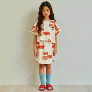 피규어 올오버 와플 스커트 CREAM)