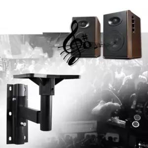 스피커 수평방진 브라켓 벽걸이 방진패드 마운트 고정 B 15kg [f97E614]