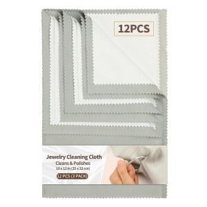 보니슨 3팩 대형 실버 폴리싱 천 u2013 10