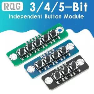 키보드스킨  마이크로 스위치 블루투스 호환 전력 증폭기 345 비트 독립 버튼 모듈 MCU 외부 버튼 모듈