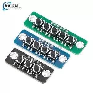 키보드스킨  마이크로 스위치 블루투스 호환 전력 증폭기 345 비트 독립 버튼 모듈 MCU 외부 버튼 모듈