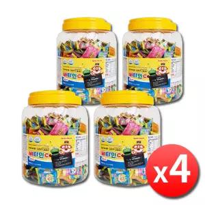 뽀롱뽀롱 뽀로로 비타민C 300정 x 4통 캐릭터 어린이 유아 키즈 아이 아기 비타민씨 캔디 사탕 츄어블