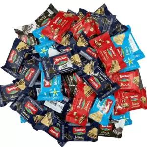 로아커 대용량 과자 미니웨하스 간식용 4가지맛 50봉 1세트