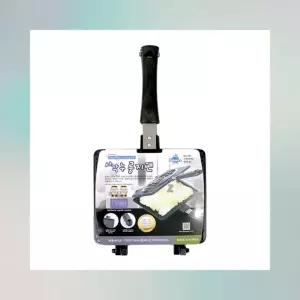 주방용 간식 누룽지팬 양면형 사각 코팅팬 양면팬 가스렌지