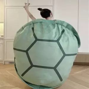 거북이등딱지 쿠션 대형 입는 베개 등껍질 캐릭터 선물용 동물