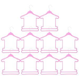 니양글 10개 플라스틱 옷걸이 옷장 세트용