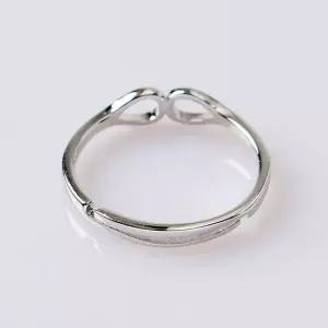 사이즈조절링 백금도금 실버925 오픈반지 오픈링