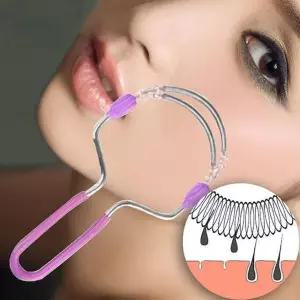 2단 스프링 잔털 제모기 얼굴 솜털 제거 실면도 모근