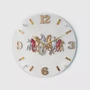 해바라기시계 팔마도 화이트 거실 인테리어 무소음 벽시계