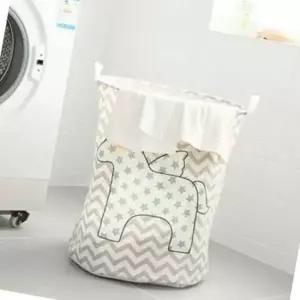 북유럽 패브릭 바구니 별 인형 장난감 수건