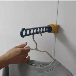 창틀 빨래건조대 네이비 좁은방행거 문걸이빨래건조대