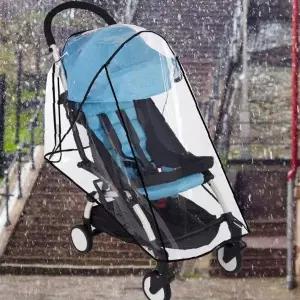 유아외출 유모차 전면 투명 비닐커버 방수 방풍 보호덮개 우천 겨울철 바람막이