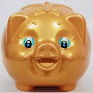 [문구] 왕대 황금돼지저금통 개인금고 동전저금함 코인뱅크