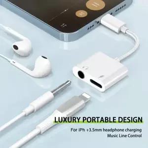 호환 8핀 3.5mm 헤드폰 잭 충전기 분배기 변환기 15 14 13 12 11 Pro Aux 잭 헤드폰 용 오디오 OTG 어댑터