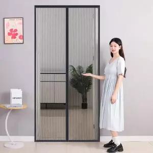 [콩심팥심]모기안녕 자석 문 모기장 현관 문발 방충망 90x210cm